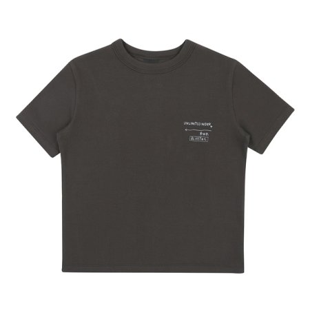 브라운 후라이스 반팔티셔츠