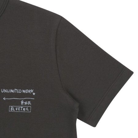 브라운 후라이스 반팔티셔츠