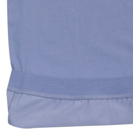 바이올렛 밑단 언발란스 반팔 스웻셔츠