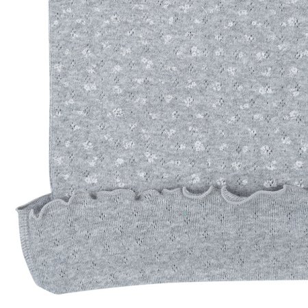 플라워 프린팅 멜란지그레이 슬리브리스