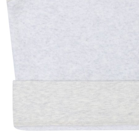 배색 절개 테리 레글런 반팔 티셔츠