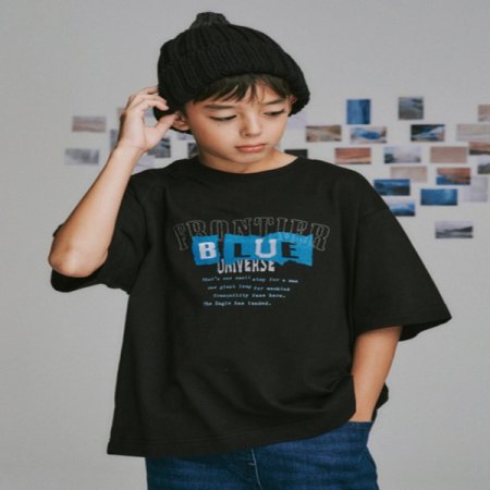 블랙 반팔 티셔츠