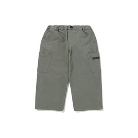 민트 사선포켓 우븐 팬츠