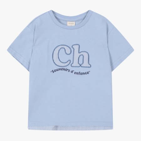 우븐배색 SET 상의