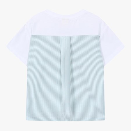 우븐배색 SET 상의