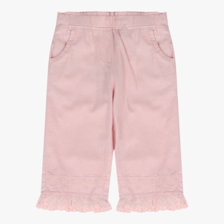 레이스가 달린 여름까지 입는 바지