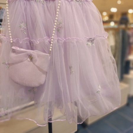 가방SET 꽃자수 반팔 샤 원피스