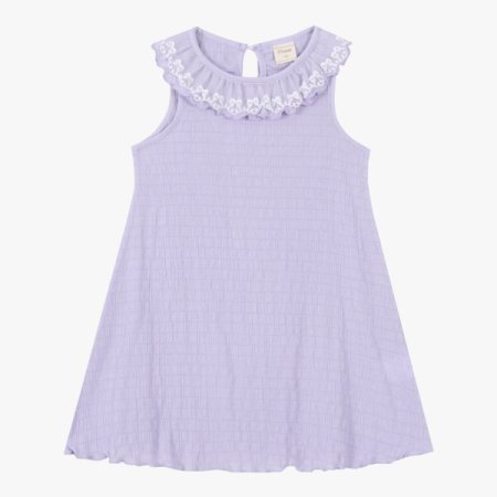 찰랑 카라 원피스