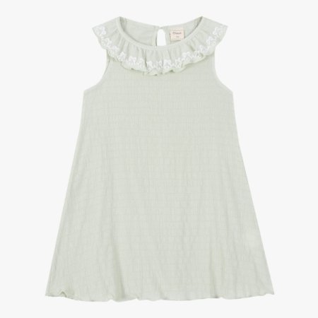 찰랑 카라 원피스