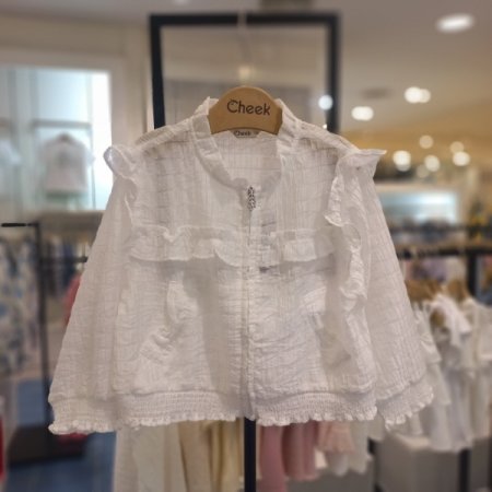 러블리 주름지 여아 점퍼