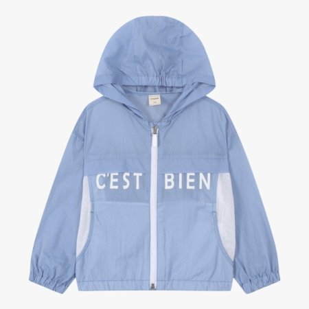 초경량 매쉬배색 바람막이