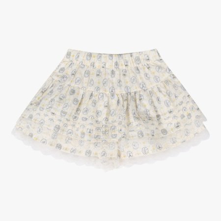 핀턱 주름 전판 치마바지