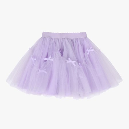 치크 리본 샤 스커트