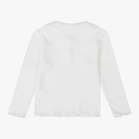 변형 자카드 골지 카라티셔츠