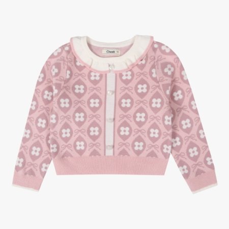 여아 자카드 스커트상하 세트