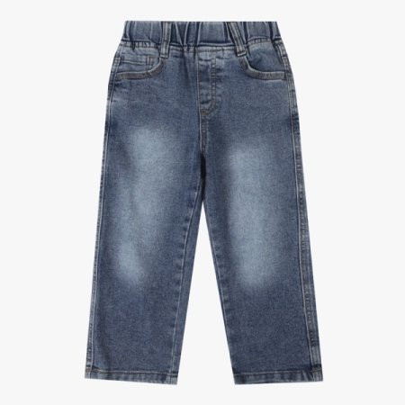 스티치 포인트 베이직 데님팬츠