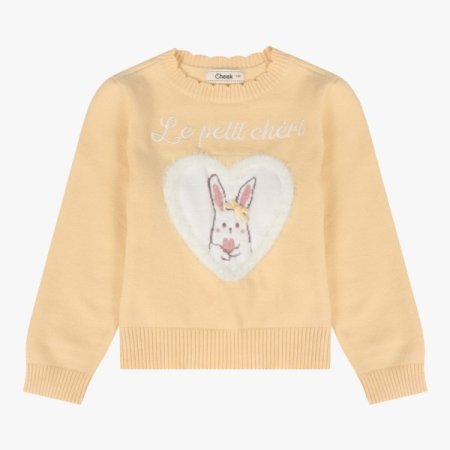 하트 토끼 풀오버 티셔츠