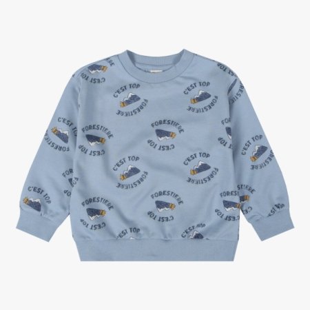 전판 그래픽 스웻 티셔츠