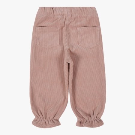 코듀로이 전판 리본 조거바지