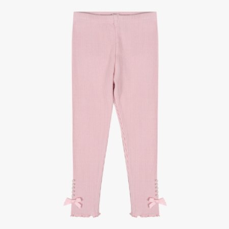 리본 골지 레깅스