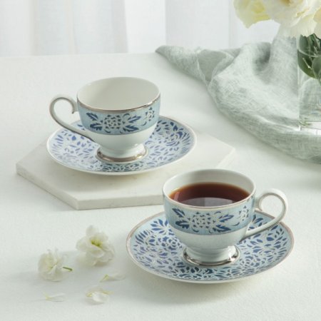 궁 블루 커피세트