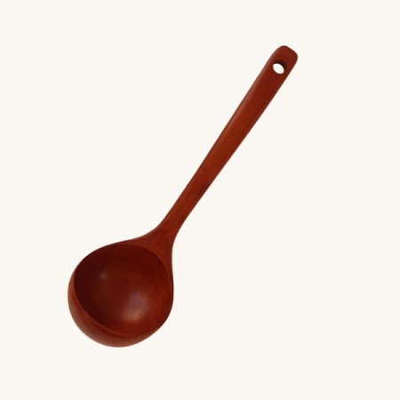 옻칠 나무 국자