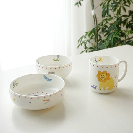 본차이나 쥬 키디 어린이 1인 반상기