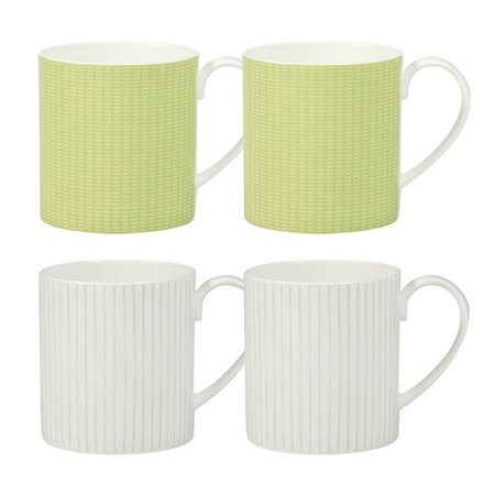 본차이나 라임 4인 머그컵세트