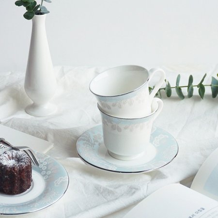 본차이나 민트드림 2인 커피잔 세트