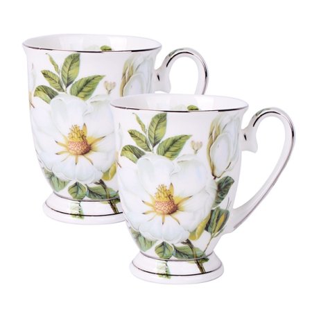 본차이나 목련 마르키 2인 머그컵세트