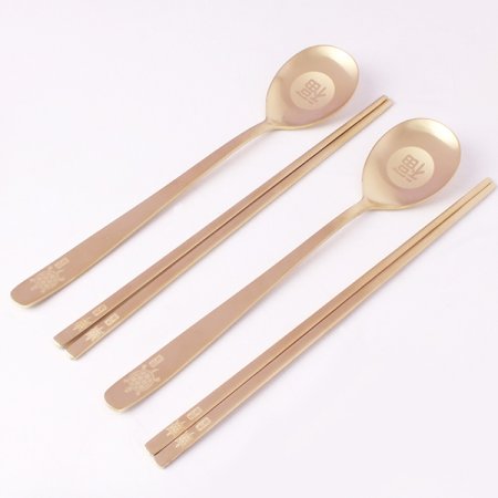 국산스텐 티타늄 거북이 부부수저 2벌