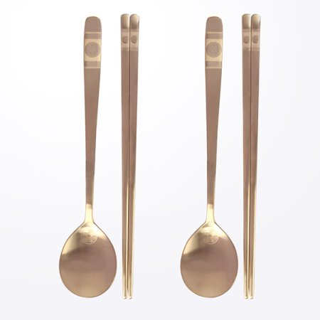 국산스텐 티타늄 완자 부부수저 2벌