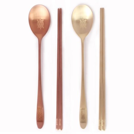 국산스텐 티타늄 장수거북이 부부수저