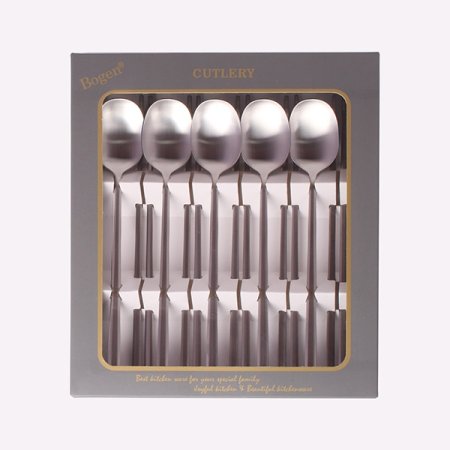 프리미엄 육각 샤틴 수저 10벌세트