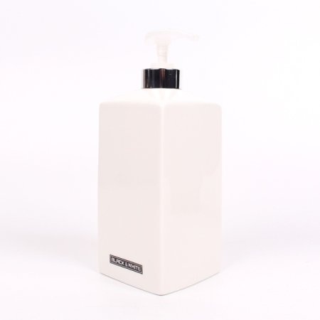 블랙앤화이트 도자기 디스펜서 세제통