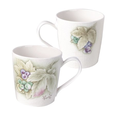 포도 빈티지 2인 머그컵 세트