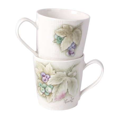 포도 빈티지 2인 머그컵 세트