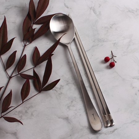 국내스텐 해피트리 수저 5벌 세트