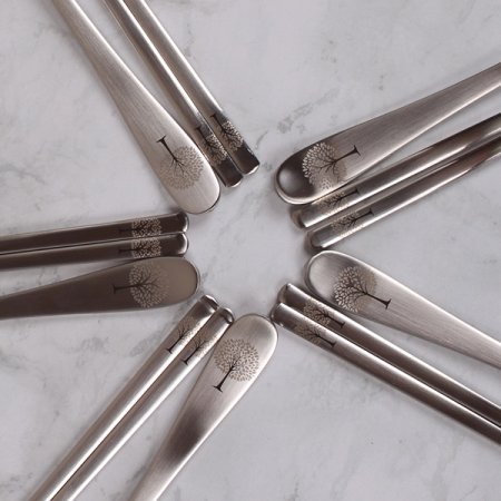 국내스텐 해피트리 수저 5벌 세트