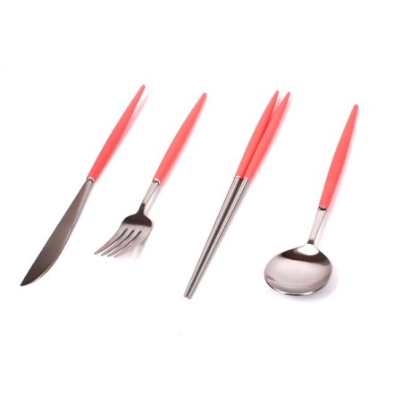 비쥬 디너 커트러리 실버 세트 4종