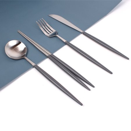 비쥬 디너 커트러리 골드 세트 4종