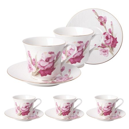 골드플라워 커피잔 찻잔 사무실 세트