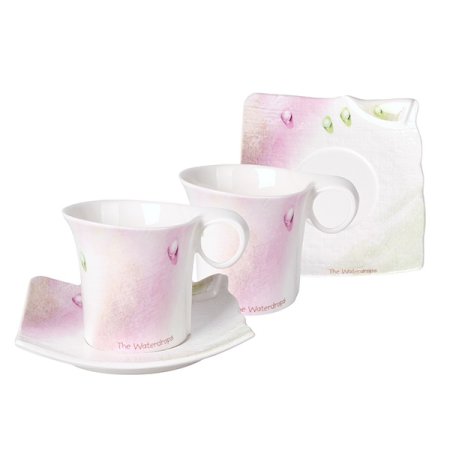 물방울 사각 커피잔 찻잔 세트