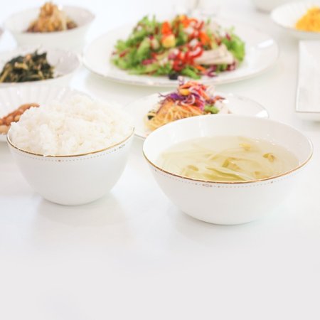 본차이나 골드위시스 2인 공기대접세트