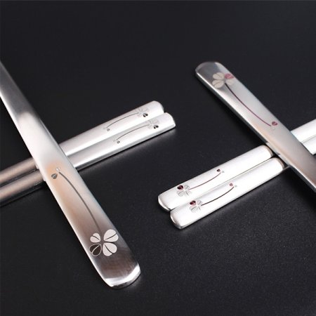 샤넬클로버 부부수저 세트