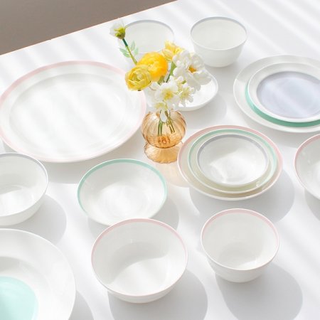 본차이나 쿠잉 4인 홈세트 식기세트