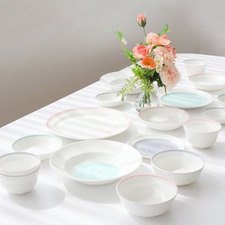 본차이나 쿠잉 6인 홈세트 식기세트