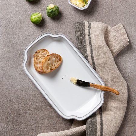 핸드메이드 콩트 직사각접시 1P