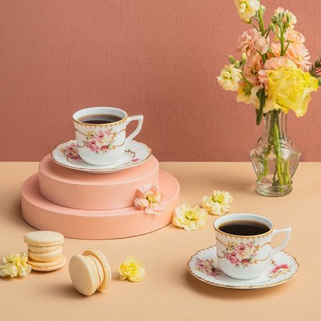 플라모르 로즈클라라 2인 커피잔세트