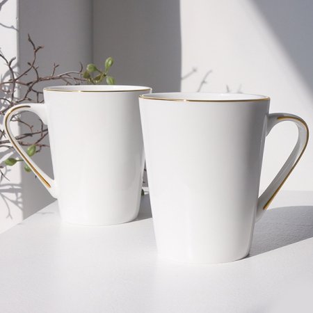 본차이나 블랑골드 머그잔 컵 세트